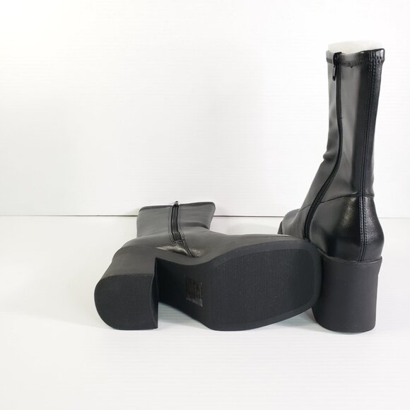 Steve Madden Klayton Ankle Boots Black - FCM12 - Picture 8 of 10